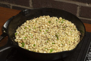 Caramelize Corn for Rustic Cornbread.